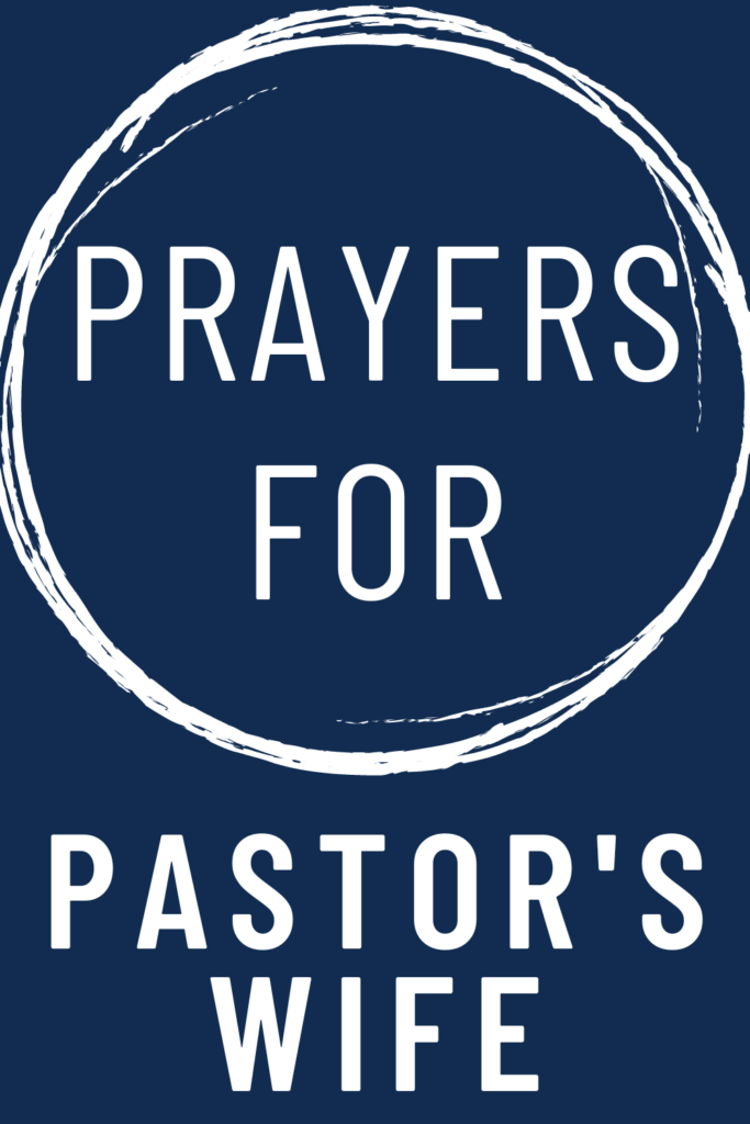 image reads "prayers for pastor's wife".