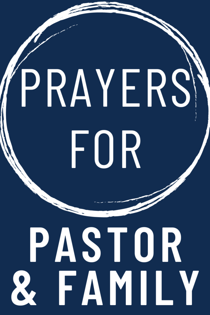 text reads "prayers for pastor and family".